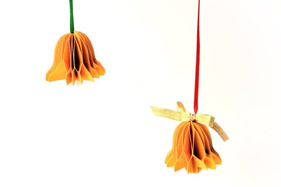 3D SVG Christmas Bell for Branding and Packaging