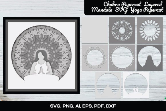 3D Yoga Shadow Box Layered Mandala SVG Review for Real Projects