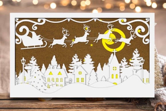 Christmas Village 3D Paper Cut File: A Designer’s Perspective on Laser-Cut Winter Amp Assets