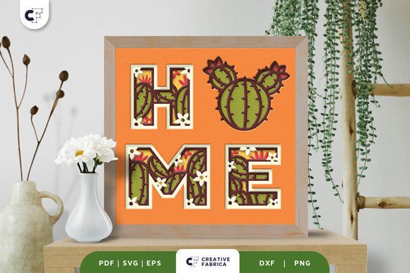 HOME Cactus 3D SVG: A Design Asset for Modern Editorial and Web Projects