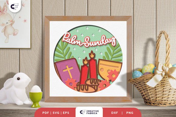 Palm Sunday 3D Shadow Box Paper Cut Review for Real Projects